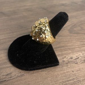 Women’s faux gold‎ statement piece chunky costume ring